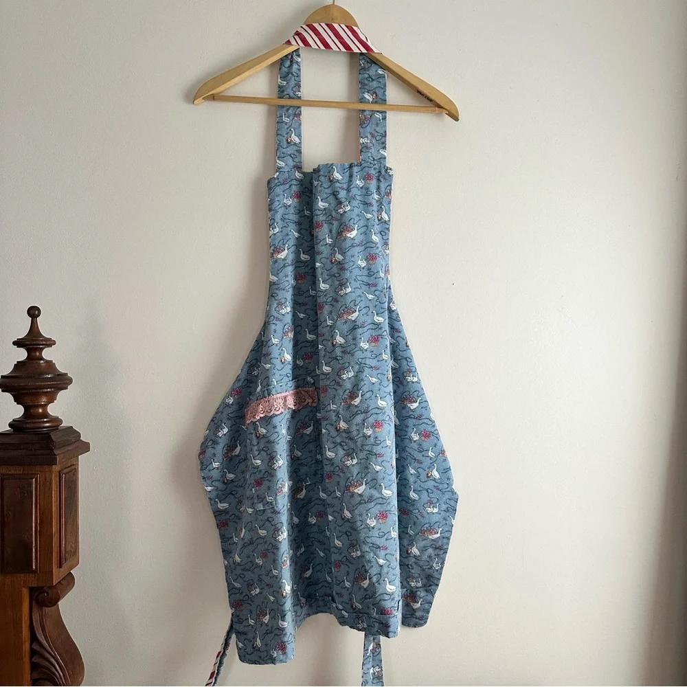 Vintage‎ Reversible Christmas Duck Apron